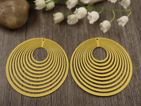 Ympyräriipus, 44mm, keltainen, 1kpl