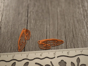 Siipiriipus, 20x8mm, oranssi, 1kpl
