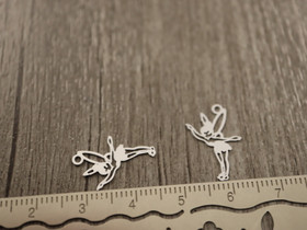 Keijuriipus, 17x12mm, valkoinen, 1kpl