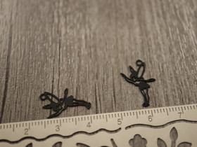 Keijuriipus, 17x12mm, musta, 1kpl