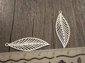 Lehtiriipus, 32x10mm, kirkashopea, 1kpl