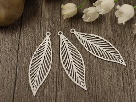 Lehtiriipus, 32x10mm, valkoinen, 1kpl