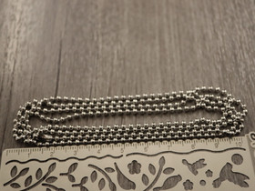 Palloketju/ valmisketju, 2.4mm/90cm, rst, 1kpl