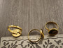 Sormuspohja 18mm,  12mm kapussille, 18K/kulta/PVD/ rst, 1kpl