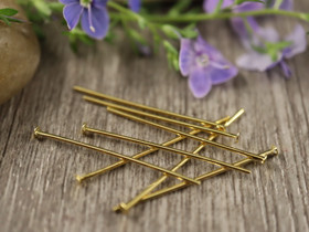  Korupiikki tasapää, 26x0.7mm, 18K kulta, 50kpl