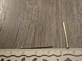  Korupiikki tasapää, 26x0.7mm, 18K kulta, 50kpl