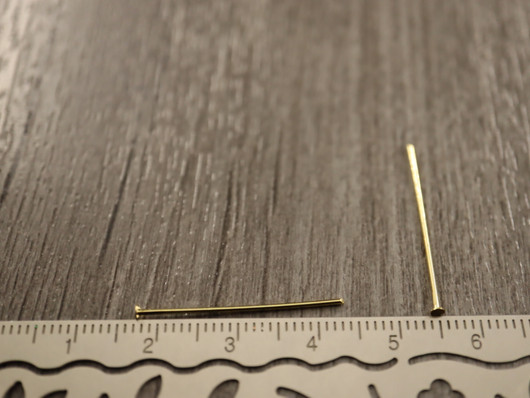 Korupiikki tasapää, 26x0.7mm, 18K kulta, 50kpl