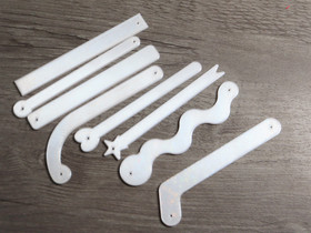 Korvakorun esittelytikut, 12cm,  1 setti