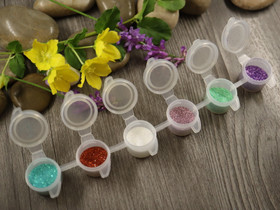 Glitternisti eko glitterlajitelma 1, n.6g/18ml , 6 sävyä, 1kpl