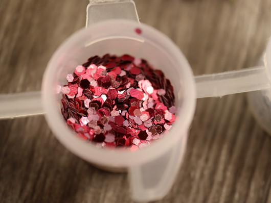 Glitternisti eko glitterlajitelma 4, n.4-5g/15ml, 5 sävyä, 1kpl
