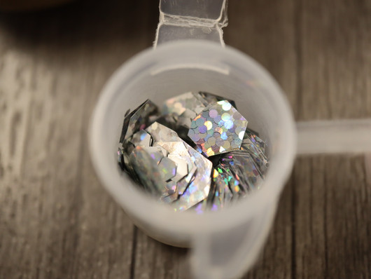 Glitternisti eko glitterlajitelma 3, n.4-5g/15ml, 5 sävyä, 1kpl
