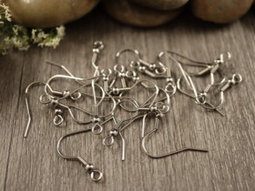 Korvakorukoukku 20.5x20mm, rst, 10paria