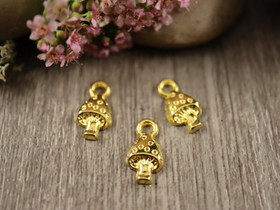 Sieniriipus, 13x8mm, kulta, 1kpl