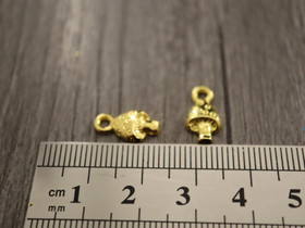 Sieniriipus, 13x8mm, kulta, 1kpl