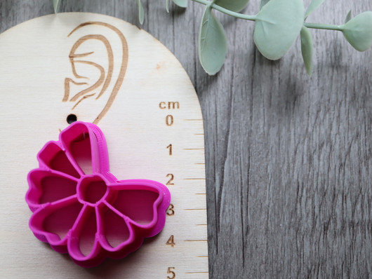 Muotti kukka, 20mm/30mm/40mm, 1kpl