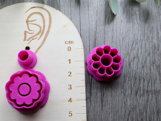 Muottisetti kukka, 25mm/35mm, 1setti