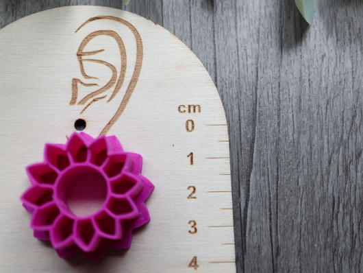 Muotti kukka, 20mm/30mm/40mm, 1kpl