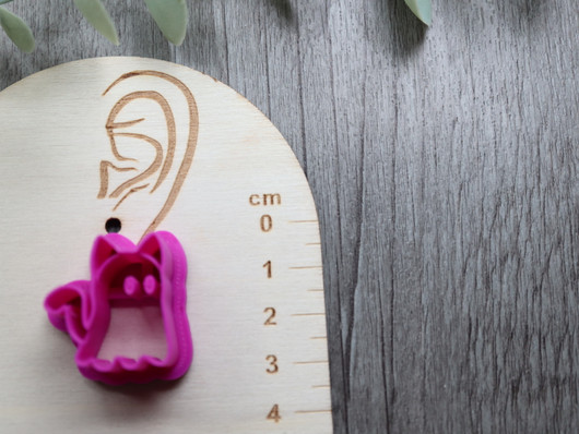 Muottisetti kummitus kissa, 20mm/25mm/30mm, 1kpl