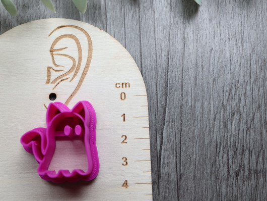 Muottisetti kummitus kissa, 20mm/25mm/30mm, 1kpl