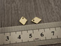 Neljäkäsriipus, 9x7mm, kulta/rst, 1kpl