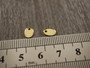 Ovaaliriipus, 7x5mm, 18K kulta/ rst, 1kpl