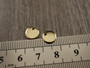 Ympyräriipus, 8mm, 18K kulta/ rst, 1kpl