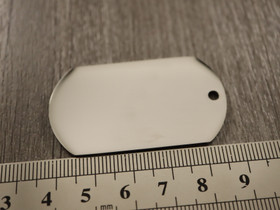 Ovaaliriipus, 50x28mm, rst, 1kpl