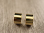 Rustokoru/ ear cuff, 10x9mm, kulta/ rst, 1pari