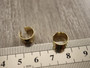 Rustokoru/ ear cuff, 10x9mm, kulta/ rst, 1pari