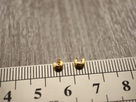 Päällyshelmi, 3mm, 18K /kulta, 20kpl