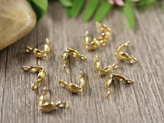 Solmusuoja 4x8mm, 18K /kulta/ rst, 10kpl