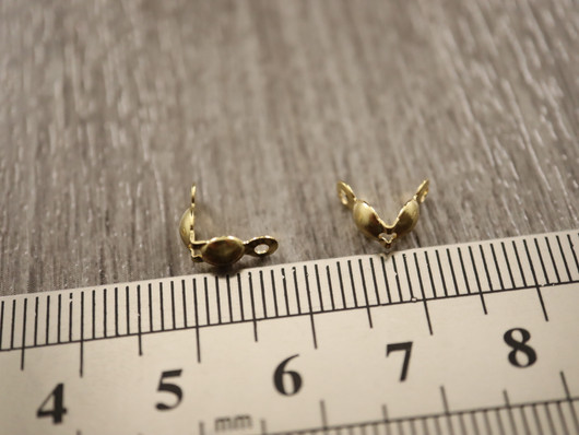 Solmusuoja 4x8mm, 18K /kulta/ rst, 10kpl