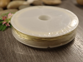 Kuparilanka, 0.6mm, 14K/ kulta, 25m