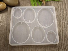 Silikonimuotti ovaali, 109x98x5.5mm, 1kpl