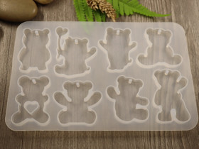 Silikonimuotti nalle, 145x95x5mm, 1kpl