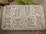 Silikonimuotti nalle, 145x95x5mm, 1kpl