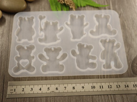 Silikonimuotti nalle, 145x95x5mm, 1kpl