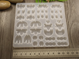 Silikonimuotti korunosat, 124x121x7mm, 1kpl