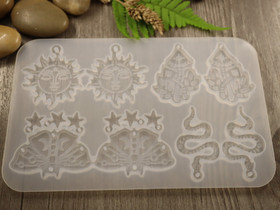 Silikonimuotti kuviot, 110x170x4mm, 1kpl