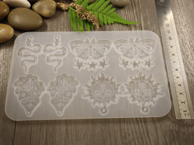 Silikonimuotti kuviot, 110x170x4mm, 1kpl