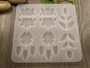 Silikonimuotti korunosat, 130x130x4.5mm, 1kpl
