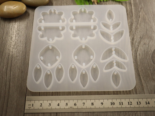 Silikonimuotti korunosat, 130x130x4.5mm, 1kpl