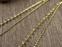 Strassiketjuriipus, 70x3.5mm, kulta, 1kpl