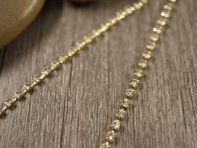 Strassiketjuriipus, 70x2.5mm, kulta, 1kpl