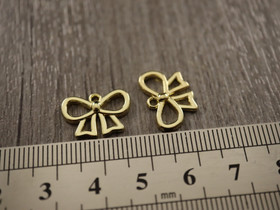 Rusettiriipus, 11x16mm, kulta, 1kpl