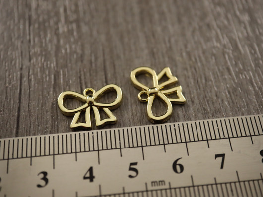 Rusettiriipus, 11x16mm, kulta, 1kpl