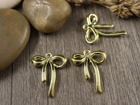 Rusettiriipus, 26x20mm, kulta, 1kpl