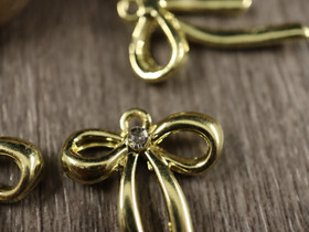 Rusettiriipus, 26x20mm, kulta, 1kpl