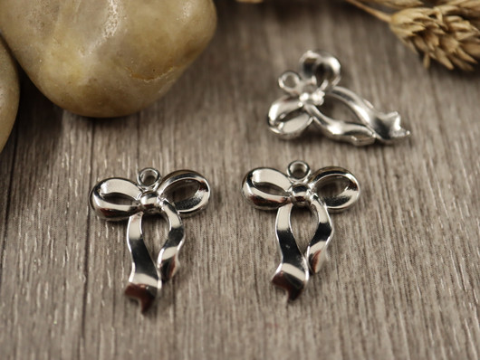 Rusettiriipus, 19x15x3mm, rst, 1kpl