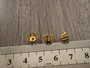 Helmihattu kukka, 7mm, kulta, 20kpl